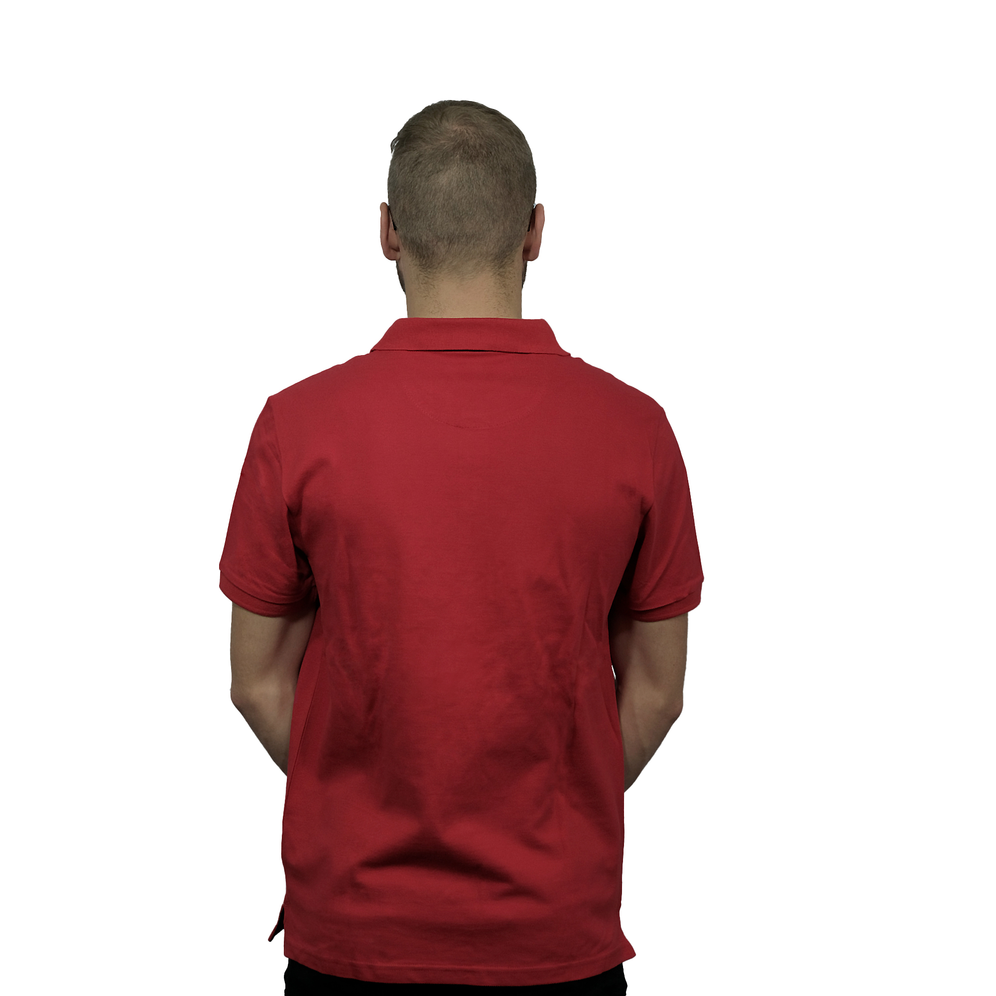 Polo-Shirt Herren, XL, rot